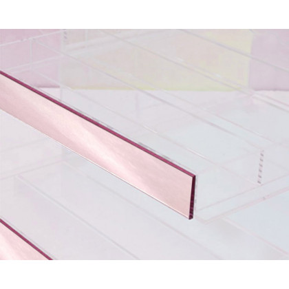 HMR - Iridescent & Clear Makeup Organizer Cosmetic Rack Desk Storage Display Box with Drawers