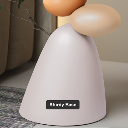 HMR - Abstract Plant Art Decor Resin Side Table