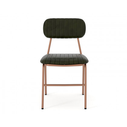 HMR Modern Dining Chairs with Faux Leather Upholstery (Set of 4) - Green