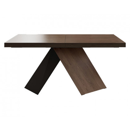 HMR Farmhouse Extendable Wood Dining Table - Walnut, 63"-79" (seats 6-8)