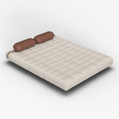 HMR - Queen Corduroy Futon Sofa Bed Folding Sleeper Sofa