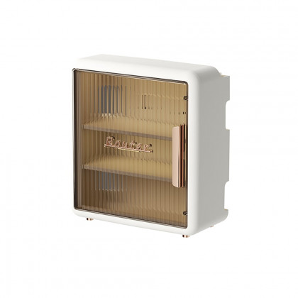 HMR - Morden White Mount & Desktop Router Box Cable Management Decorative Storage Shelf