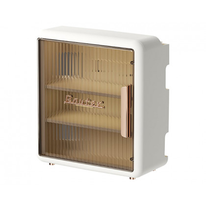 HMR - Morden White Mount & Desktop Router Box Cable Management Decorative Storage Shelf