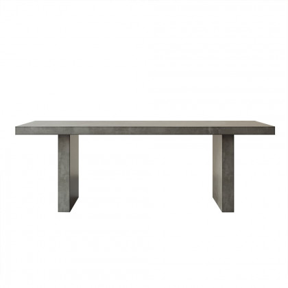 HMR Dining Set 70.9" Farmhouse Dining Table - Gray, With 6 Chairs, Style B