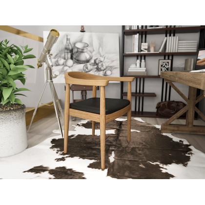 HMR - Modern Wood Upholstery Dining Chair
