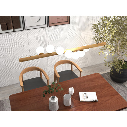 HMR - Modern Wood Upholstery Dining Chair