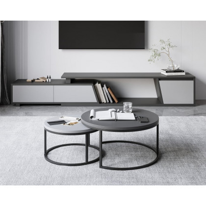 HMR - Fero Extendable TV Stand & Nesting Coffee Table Set