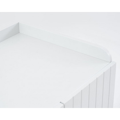 HMR - Yellar Nordic Entryway Shoe Cabinet with Doors & Open Shelves