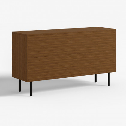 HMR - 59'' Walnut Wood Sideboard Cabinet For Dining Room
