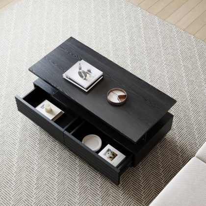 HMR - Lumoe LED Lights TV Stand & Coffee Table Set
