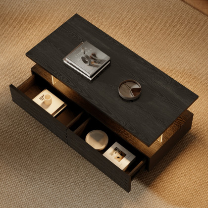 HMR - Lumoe LED Lights TV Stand & Coffee Table Set