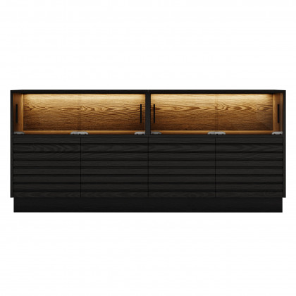 HMR - Lumoe LED Lights TV Stand & Coffee Table Set