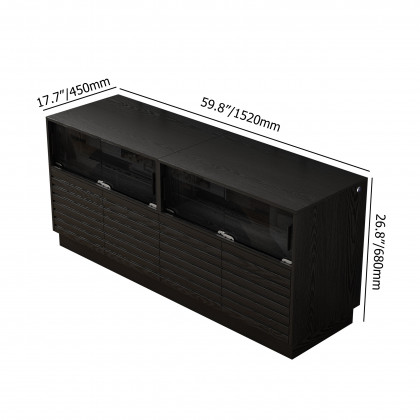 HMR - Lumoe LED Lights TV Stand & Coffee Table Set