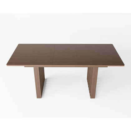 HMR 55"-87" Extendable Dining Table Seats 4-8 People - Walnut