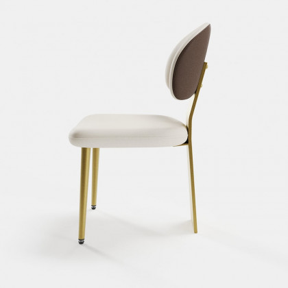 HMR - Set of 2 Modern Dining Chairs with PU Leather