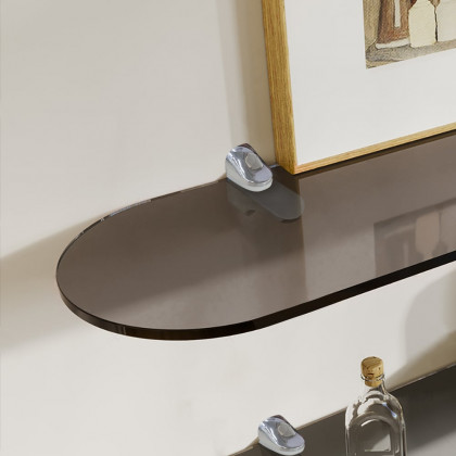 HMR - 3-Tier Acrylic Wall Mounted Storage Racks Floating Shelves