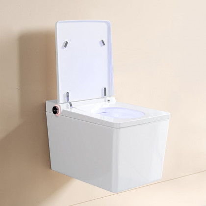 HMR - Automatic Wall-Mounted Smart Toilet with Auto Open/Close Lid 1.32 GPF