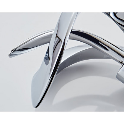 HMR Waterfall Bathroom Sink Faucet Single Handle Solid Brass - Chrome