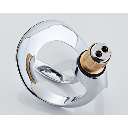HMR Waterfall Bathroom Sink Faucet Single Handle Solid Brass - Chrome