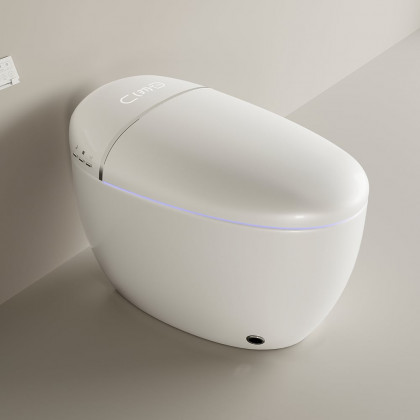 HMR - Automatic Egg-Shaped Smart Bidet Toilet with Multi-Function 1.32 GPF