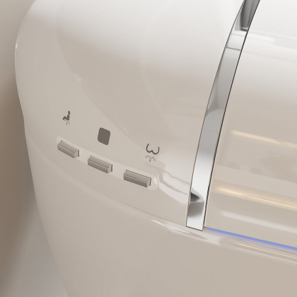 HMR - Automatic Egg-Shaped Smart Bidet Toilet with Multi-Function 1.32 GPF