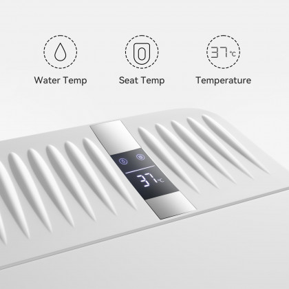 HMR - Automatic Smart Bidet Toilet with Rear Ambient Light 1.32 GPF
