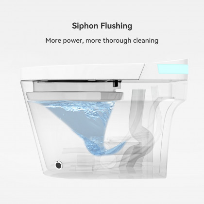 HMR - Automatic Smart Bidet Toilet with Rear Ambient Light 1.32 GPF