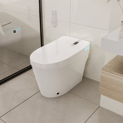 HMR - Automatic Smart Bidet Toilet with Rear Ambient Light 1.32 GPF