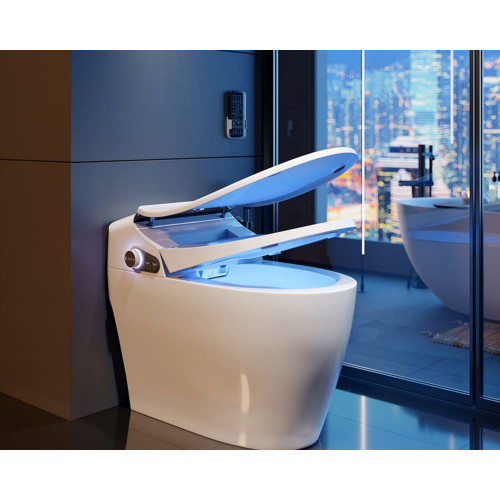 HMR - Set of Two Automatic Smart Bidet Toilet with Deodorizing Function 1.28 GPF