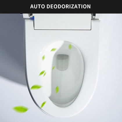 HMR - Set of 2 Floor Mounted Self Clean Smart Toilet Tankless Automatic Toilet