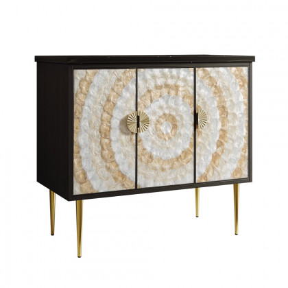 HMR - 39.3" Modern Freestanding Sintered Stone Bathroom Vanity with Sink