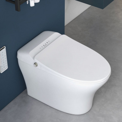 HMR - Tankless Smart Set of 2 Floor Mounted Automatic Toilet Self Clean Smart Toilet