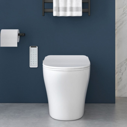 HMR - Tankless Smart Set of 2 Floor Mounted Automatic Toilet Self Clean Smart Toilet