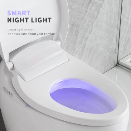 HMR - Set of 2 Automatic Flushing Smart Bidet Toilet with Multi-Function 1.32 GPF