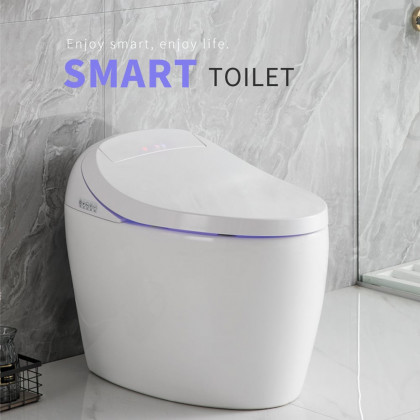 HMR - Set of 2 Automatic Flushing Smart Bidet Toilet with Multi-Function 1.32 GPF