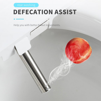 HMR - Set of 2 Automatic Flushing Smart Bidet Toilet with Multi-Function 1.32 GPF