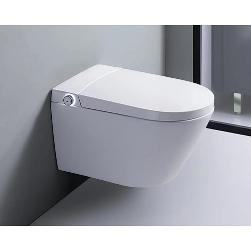 HMR - Set of Two Automatic Wall-Mounted Smart Bidet Toilet with In-Wall Tank