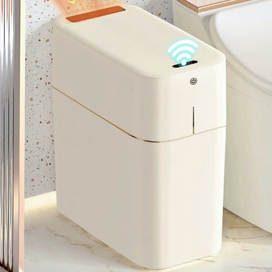 HMR - Smart Touchless Trash Can Automatic Packing Motion Sensor Garbage Bin with Light Charge