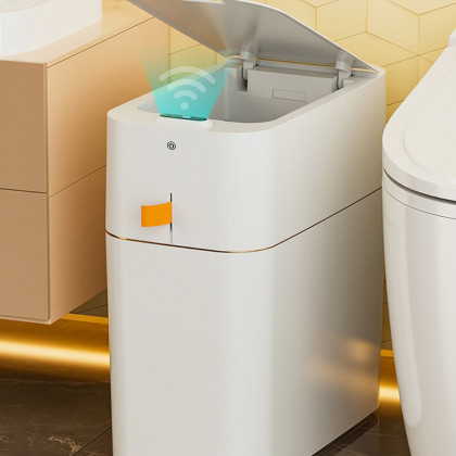 HMR - Smart Touchless Trash Can Automatic Packing Motion Sensor Garbage Bin with Light Charge