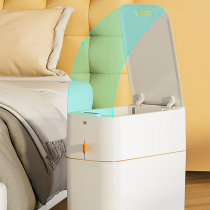HMR - Smart Touchless Trash Can Automatic Packing Motion Sensor Garbage Bin with Light Charge