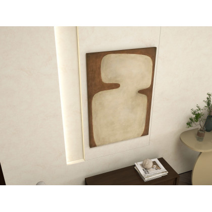 HMR 39.4" Modern Abstract Geometric Wall Decor Art for Living Room Bedroom - Style B