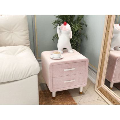HMR - Modern Resin Rabbit Balloon Decorative Object White & Red Home Desk Figurine Decor Art