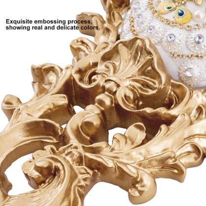 HMR - Shinely 26" European Retro Resin Wall Mount Flower Vase Decor Art Living Dining Room