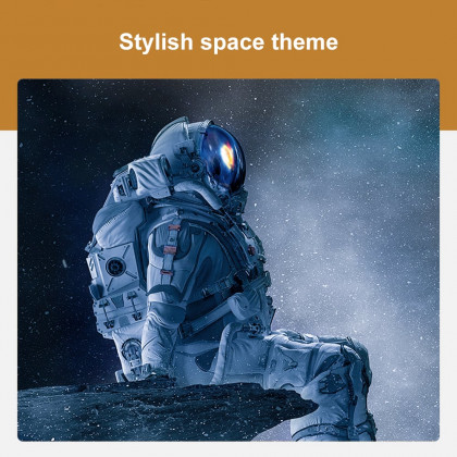 HMR - 39" Creative Sci-fi LED Wall Clock Lighting Wall Art Decoration