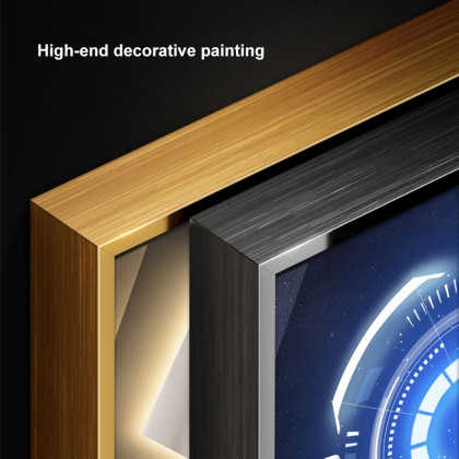 HMR - 39" Creative Sci-fi LED Wall Clock Lighting Wall Art Decoration