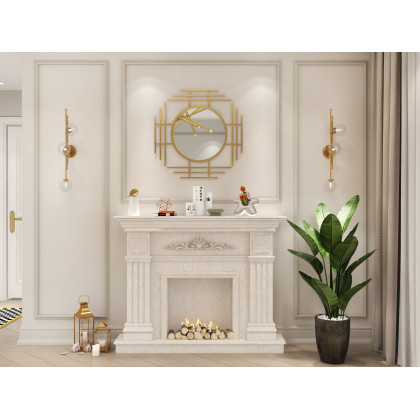 HMR - Modern White & Gold Ceramic Bird Ornament Sculpture Decor Animal Figurine Living Room