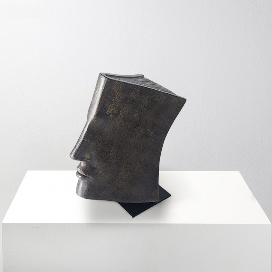 HMR - PostModern Abstract Resin Person Sculpture Home Decorative Figurine Desk Decor Black