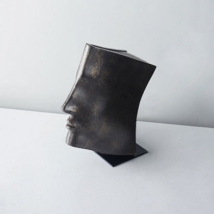 HMR - PostModern Abstract Resin Person Sculpture Home Decorative Figurine Desk Decor Black