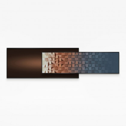 HMR - 59"× 15.7" Modern Adjustable Length Gradient Wall Decor