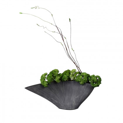 HMR - Artificial Plants for Home Decor with Resin Flowerpot